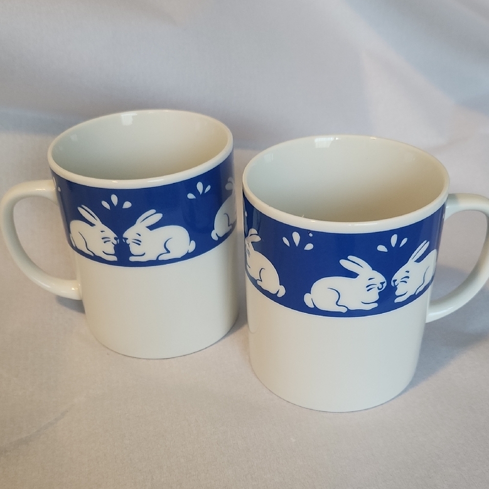 Vintage 1988 Bunny Mug Set - Dayton Hudson